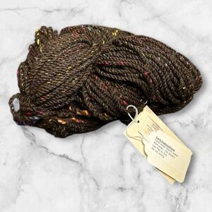 Chimera Ranch dark brown yarn multicolor firestar 226.7 grams Wool, Alpaca NWT